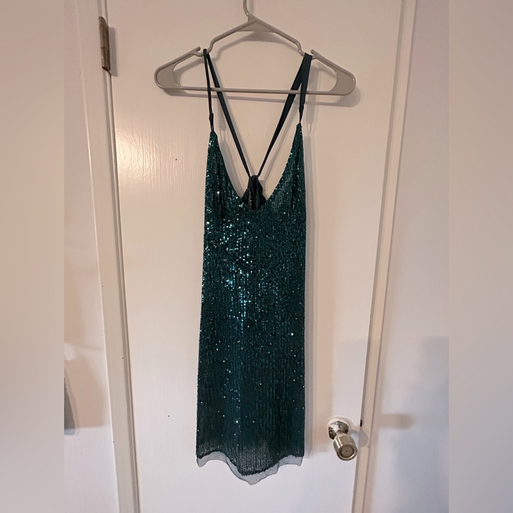 Sequin mini dress